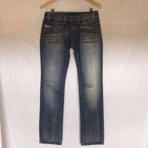 Diesel Straight Leg Jeans